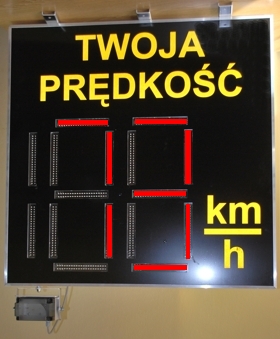 Wyświetlacz prędkości WP-1